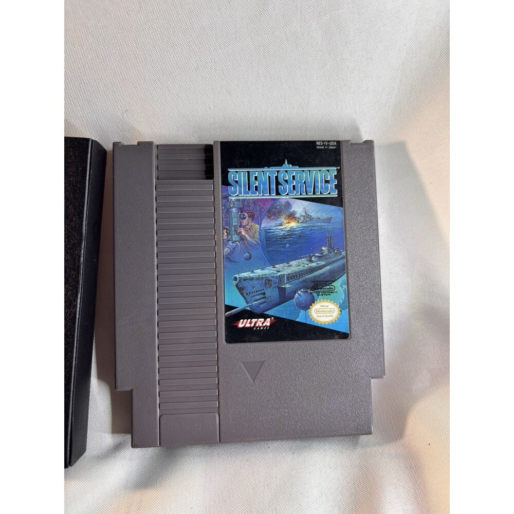 "Silent Service" NES Game & Sleeve